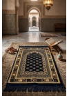 10 Adet Kadife Seccade Lacivert (70cmx110cm 400gr) Hac Ve Umre Hediyesi