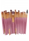 20li Makyaj Fırça Seti Pembe