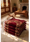 5 Adet Kadife Seccade Bordo Hac Ve Umre Hediyesi 500gr