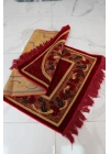 5 Adet Kadife Seccade Bordo Hac Ve Umre Hediyesi 500gr