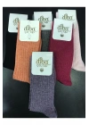 6 Adet Yünlü Kadın Soket Çorap 0552