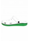 Gezer Erkek Sandalet Terlik Eva 12471 Yeşil/Beyaz