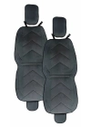 Tay Tüyü Oto Koltuk Kılıf Minder Ön 2 li Set Terletmez Astarlı Füme