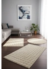 Banyo Paspası Krem Kaymaz Taban Peluş Bubble 50X50 cm