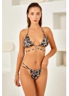 Aksesuarlı String Üçgen Bikini Takım 4229