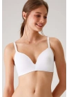 Beyaz 6110 Venedik Balensiz Desteksiz Micro Comfort Sütyen