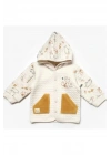 Bibaby Wild Forest Bebek Hırka 61512 Hardal Bej