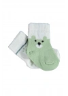 Biorganic Happy Bear 2li Çorap 68413 Yeşil