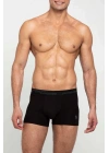 Erkek Antrasit Melanj - Siyah 2 Li Boxer