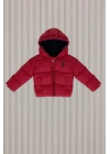 Erkek Bebek Kırmızı Bebek Mont