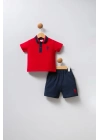 Erkek Bebek Kırmızı Bebek Takım