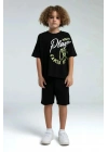Erkek Çocuk Bermuda Takım - Siyah
