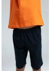Erkek Çocuk Bermuda Takım - Turuncu