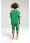 Erkek Çocuk Yeşil Bermuda Takım