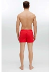 Erkek Kırmızı Orta Boy Deniz Şortu 22006