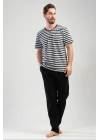 Erkek Kısa Kol Pijama Takım, 111203