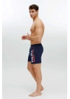 Erkek Lacivert Orta Boy Deniz Şortu 22004