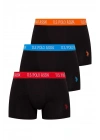Erkek Siyah 3 Lü Boxer