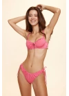 Gaia Balenli Balkonet Bikini Tek Üst Pembe 229102