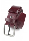 Hakiki 100% Deri Erkek Kemer Bordo 4,5 cm