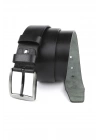 Hakiki Deri Erkek Kemer Extra Yumuşak 4,5 cm Kot Siyah
