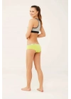 İç Giyim Kadın Mercan  Neon Yeşil  Turkuaz 3lü Boxer Şort L.2.0.1.l.0.30