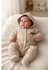 Içi Welsoftlu Triko Kışlık Bebek Tulum 302438