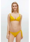 Kadın Hardal Bikini Takım