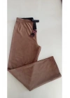 Kadın Kadife Boru Paça Rahat Kesim Pijama Alt