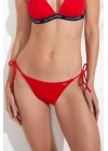 Kadın Kırmızı Ipli Bikini Alt