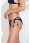 Kadın Lacivert İpli Bikini Alt