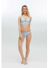 Kadın Mavi Bikini Takım