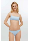 Kadın Mavi Bikini Takım