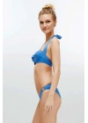 Kadın Mavi Bikini Takım