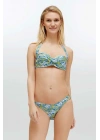 Kadın Mavi Bikini Takım