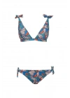 Kadın Mavi Bikini Takım