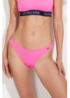 Kadın Pembe Ince Kenar Bikini Alt