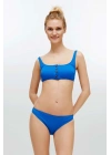 Kadın Saks Mavi Bikini Takım