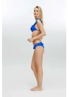 Kadın Saks Mavi Bikini Takım