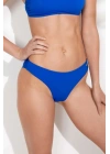 Kadın Saks Mavi Brazilian Bikini Alt