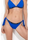 Kadın Saks Mavi Kalın Ipli Bikini Alt