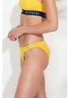 Kadın Sarı Ince Kenar Bikini Alt