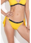 Kadın Sarı Kalın Ipli Bikini Alt