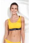 Kadın Sarı U Yaka Bralet Bikini Üst