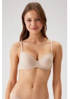 Kadın Ten 6000 Balenli Desteksiz Micro Sütyen
