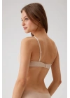 Kadın Ten 6000 Balenli Desteksiz Micro Sütyen