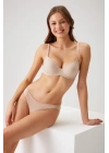 Kadın Ten 6000 Balenli Desteksiz Micro Sütyen