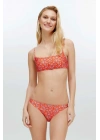 Kadın Turuncu Bikini Takım