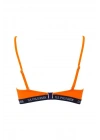 Kadın Turuncu Geniş Üçgen Bikini Üst