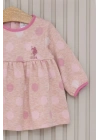 Kız Bebek Elbise - Karanfil